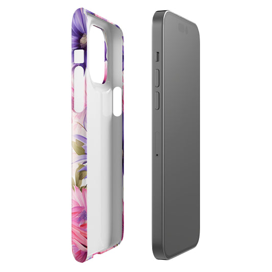 Blossom Ballet | Pink & Purple Flower iPhone Case