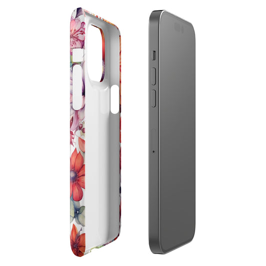 Vellichor Blossoms | Beautiful Multi Color Flowers iPhone Case