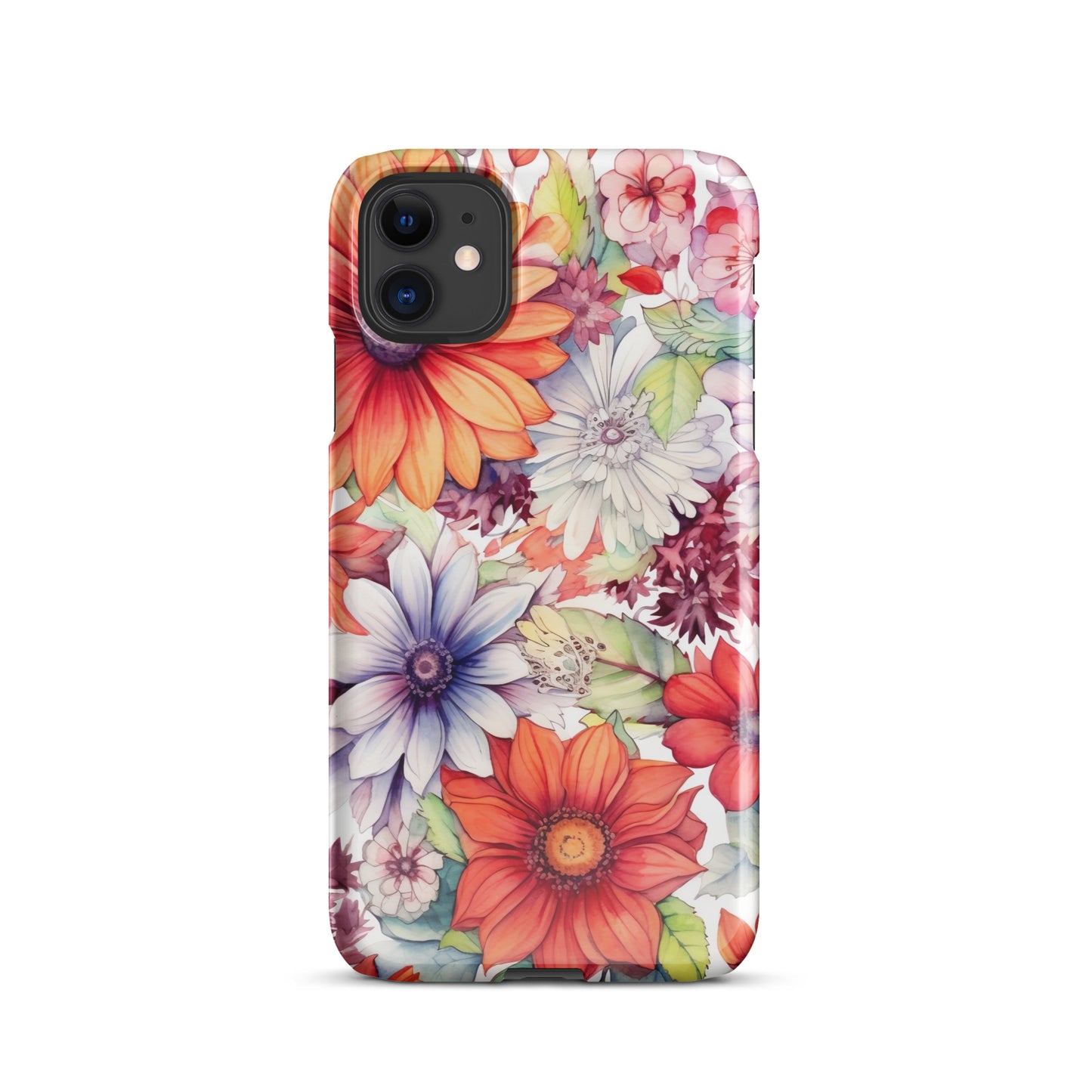 Vellichor Blossoms | Beautiful Multi Color Flowers iPhone Case