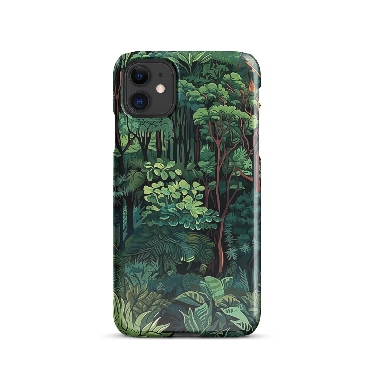 Foliage Fantasy | Jungle Trees Design iPhone Case