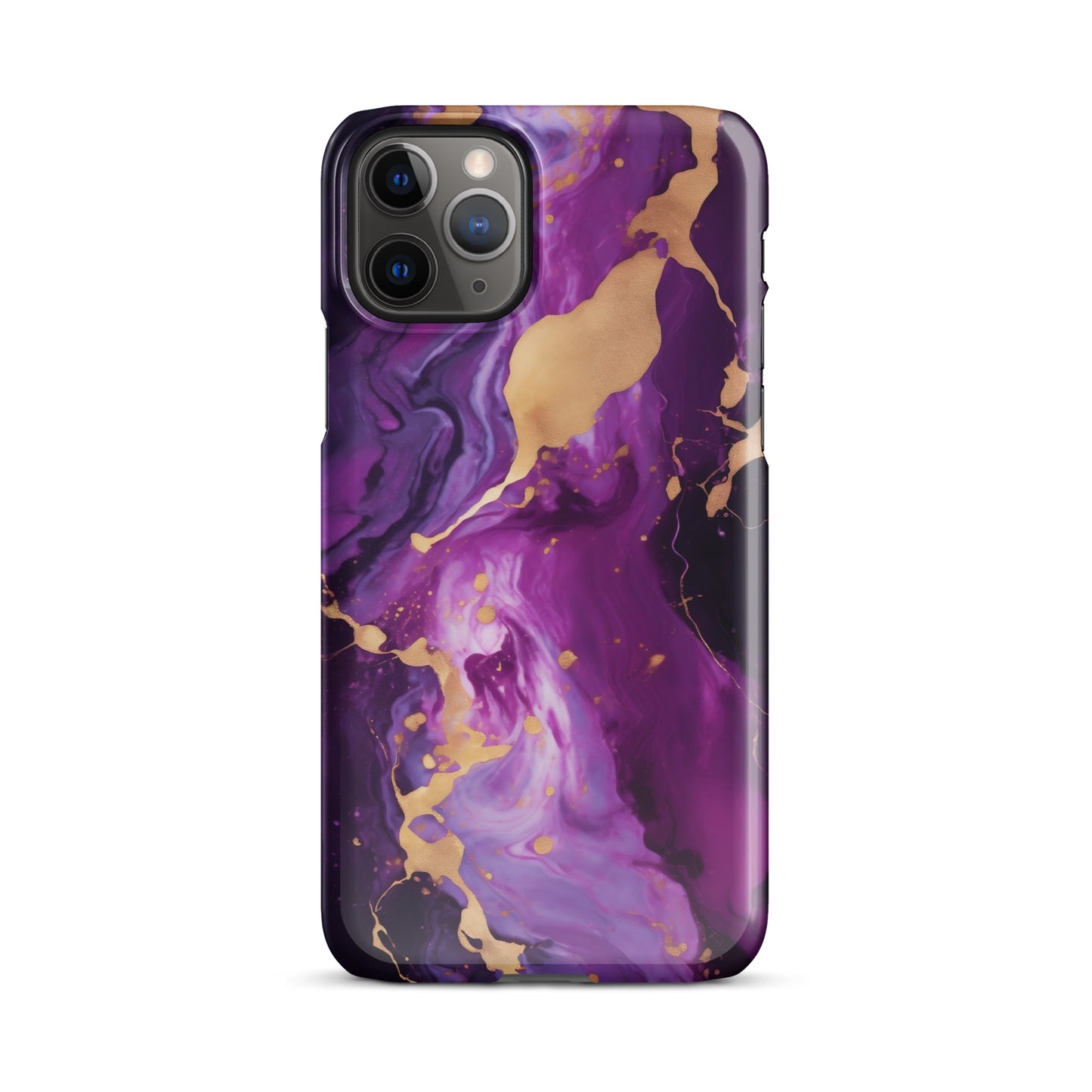 Abyss | Purple & Gold iPhone Case