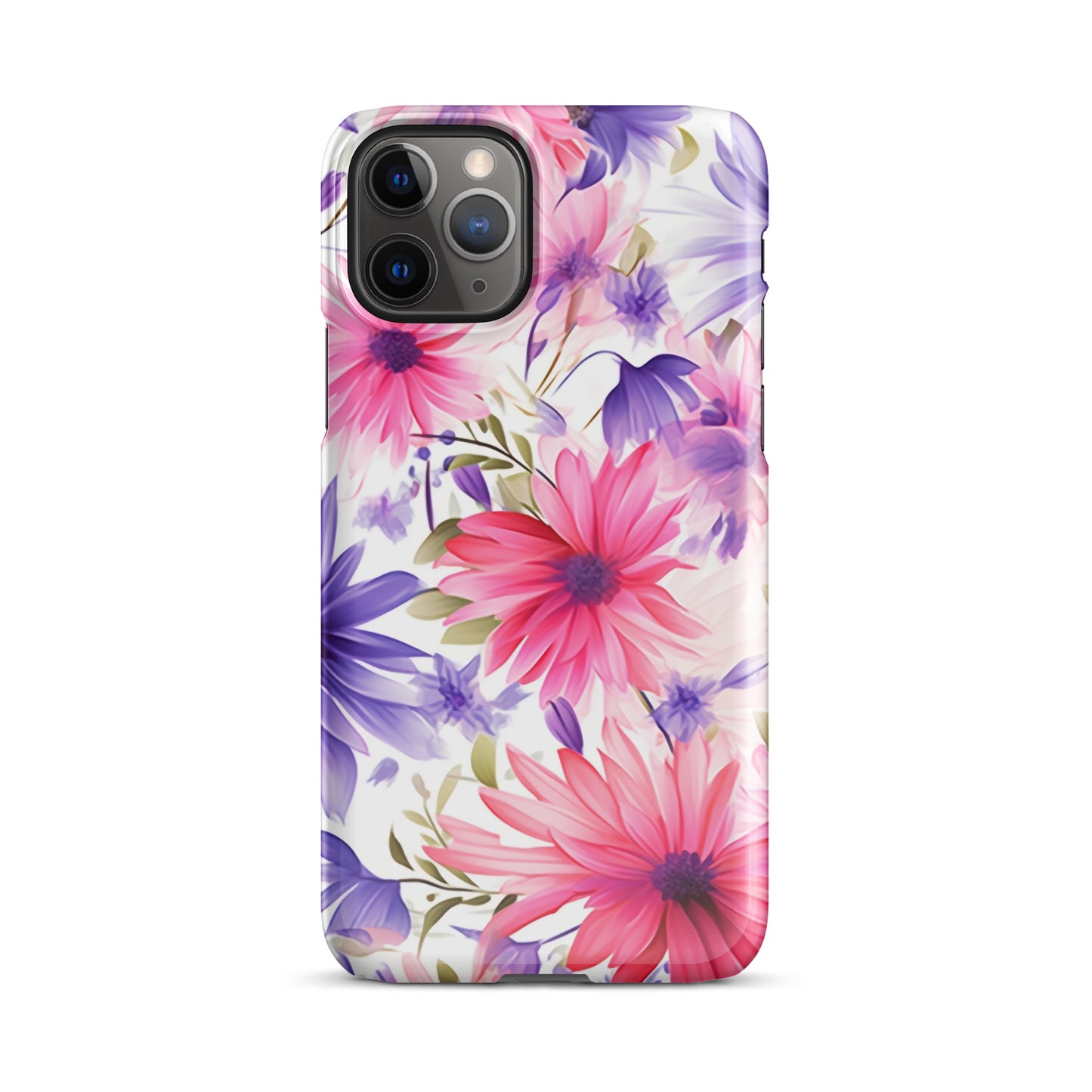 Blossom Ballet | Pink & Purple Flower iPhone Case