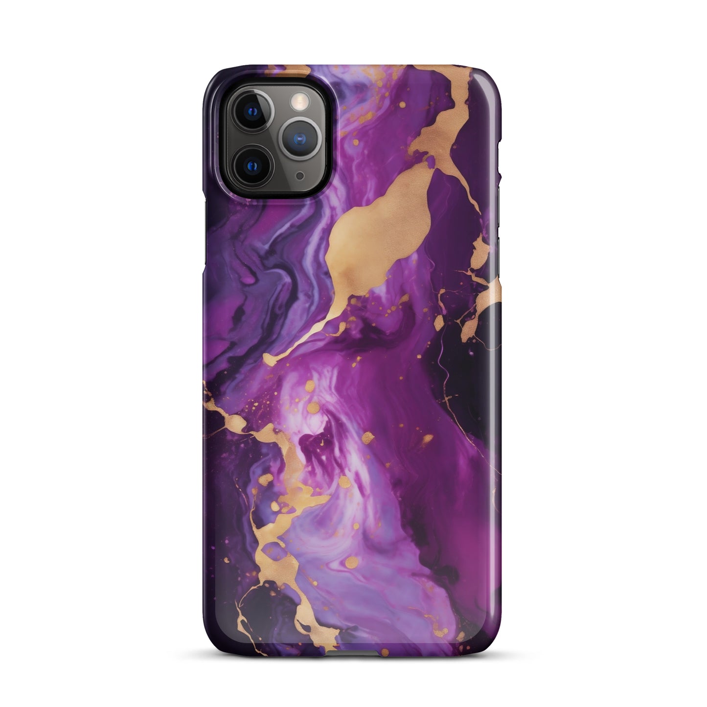Abyss | Purple & Gold iPhone Case