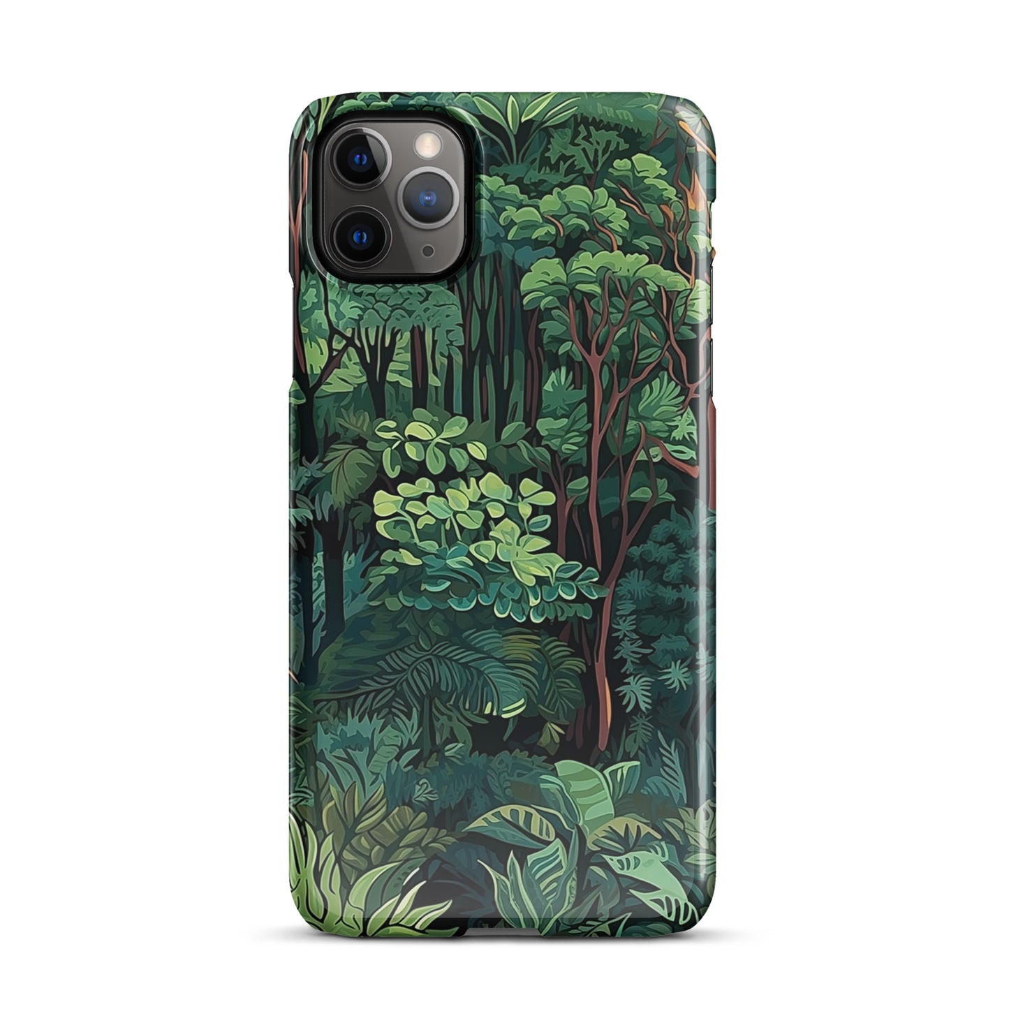 Foliage Fantasy | Jungle Trees Design iPhone Case