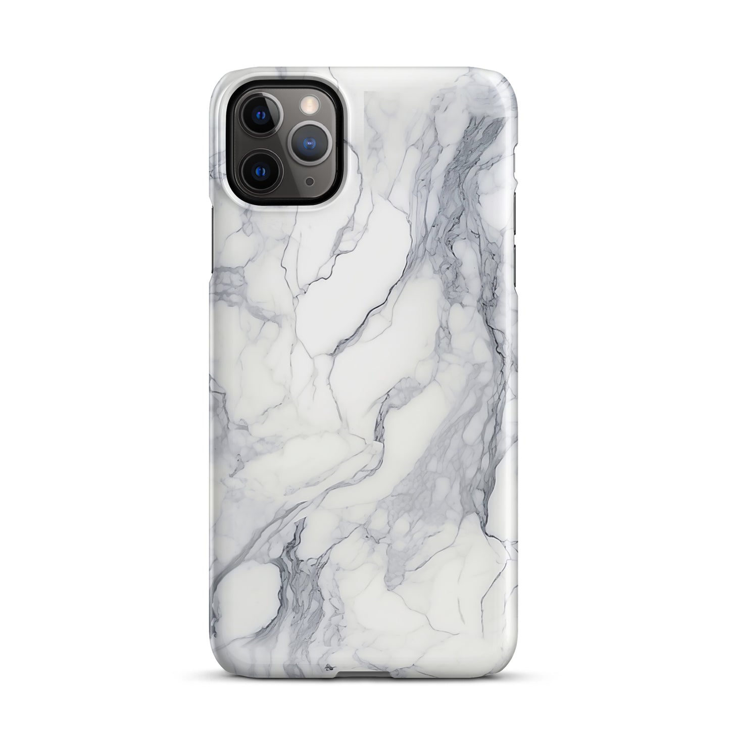 Ethereal | White & Grey Marble Design iPhone Case
