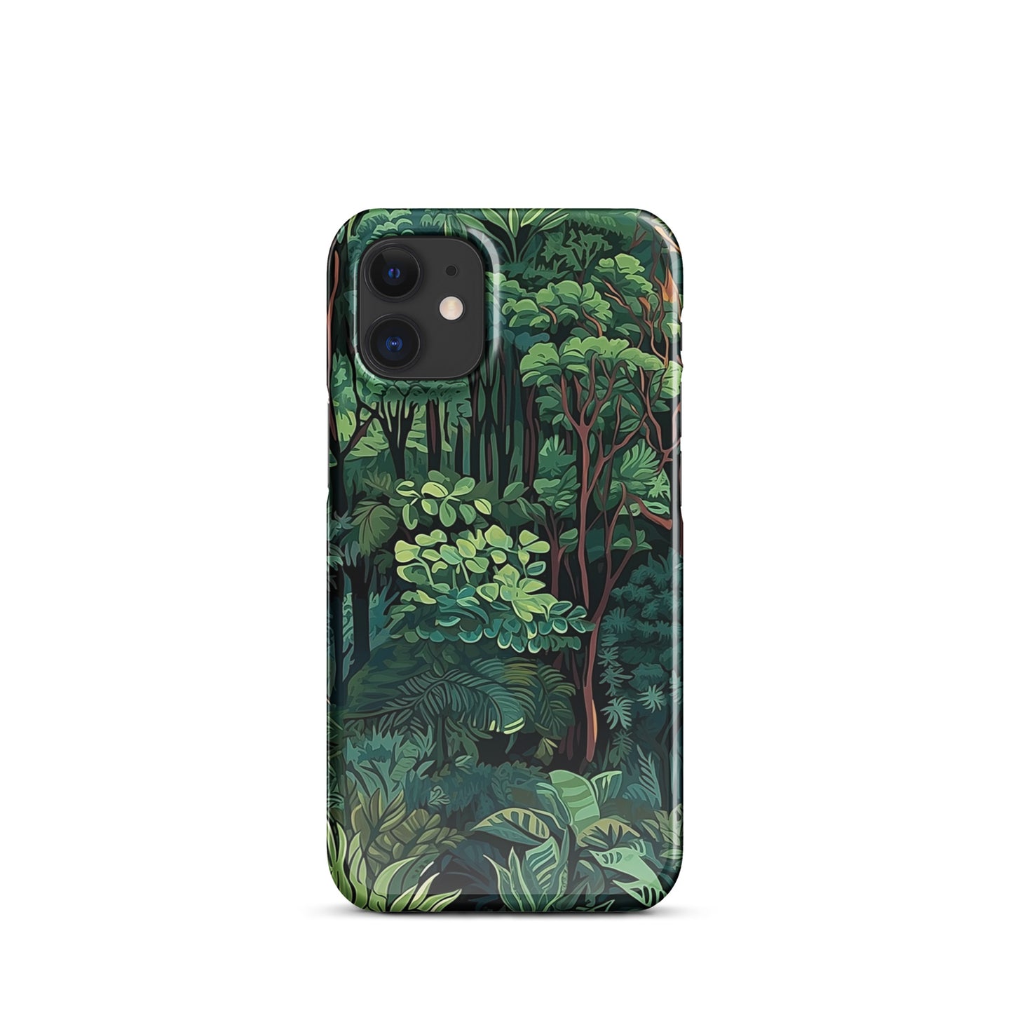 Foliage Fantasy | Jungle Trees Design iPhone Case