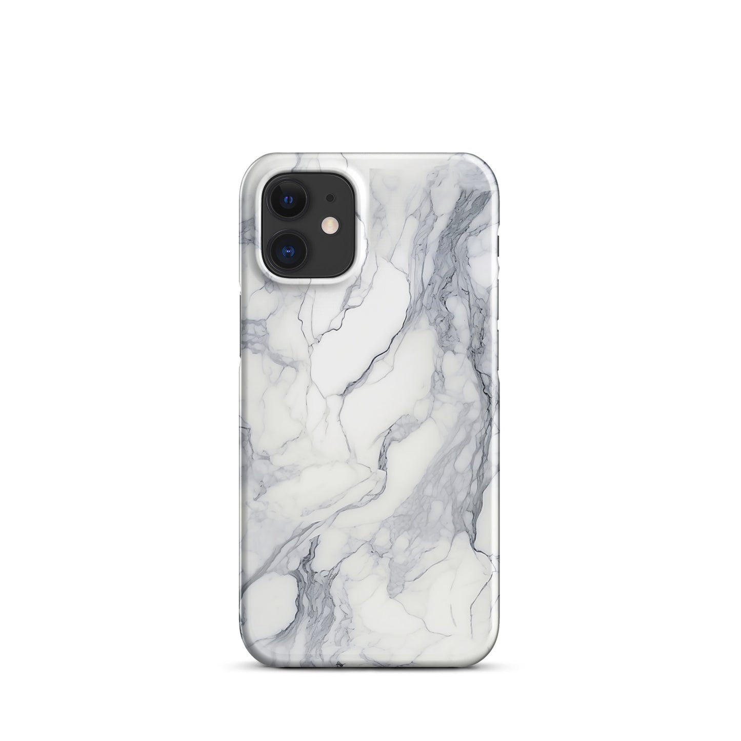 Ethereal | White & Grey Marble Design iPhone Case