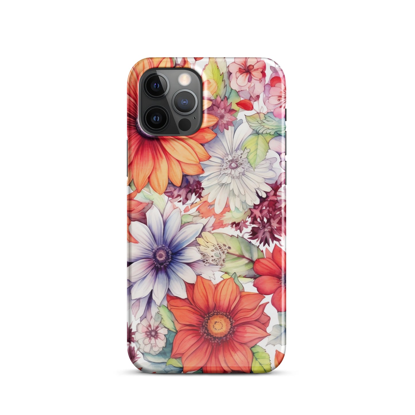 Vellichor Blossoms | Beautiful Multi Color Flowers iPhone Case