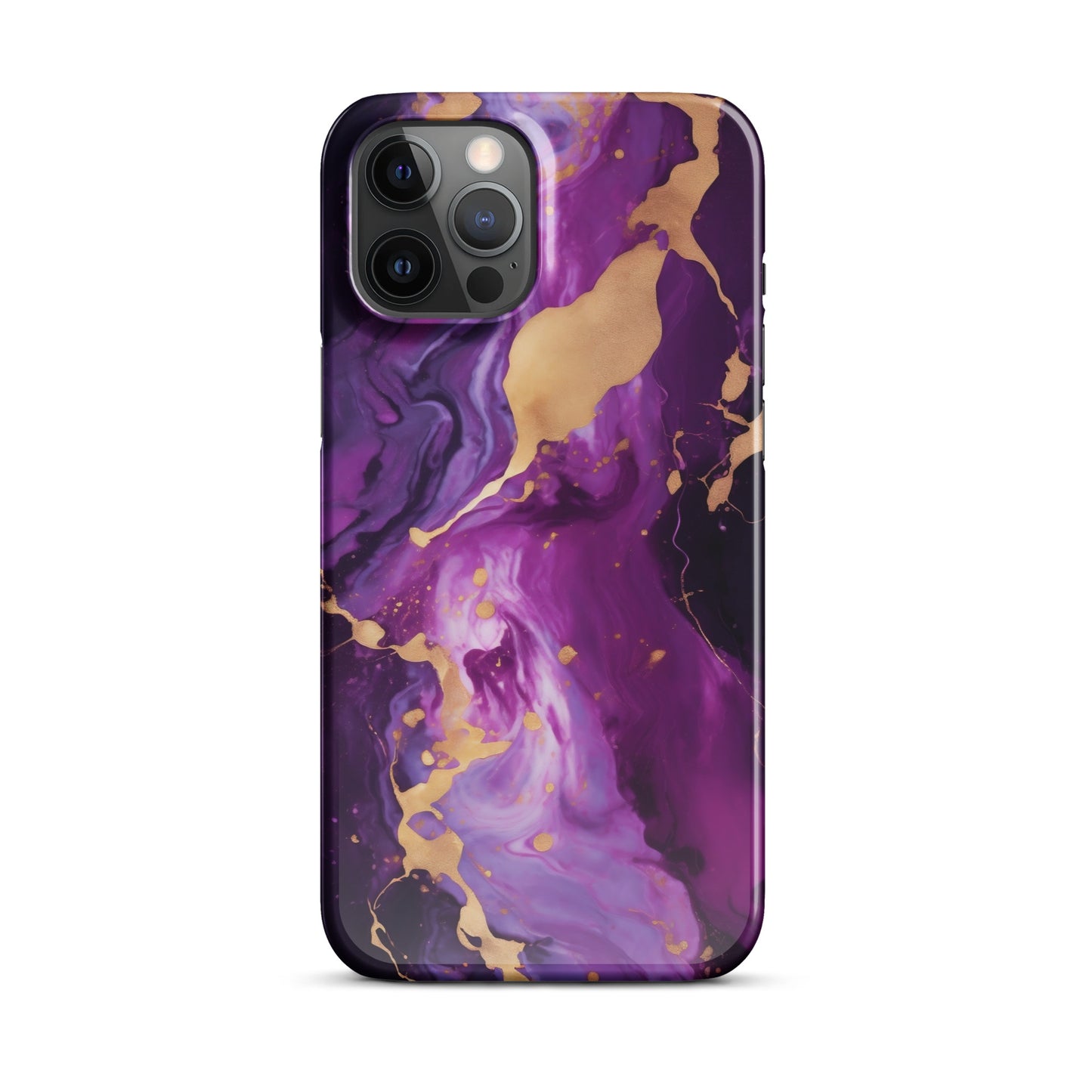 Abyss | Purple & Gold iPhone Case