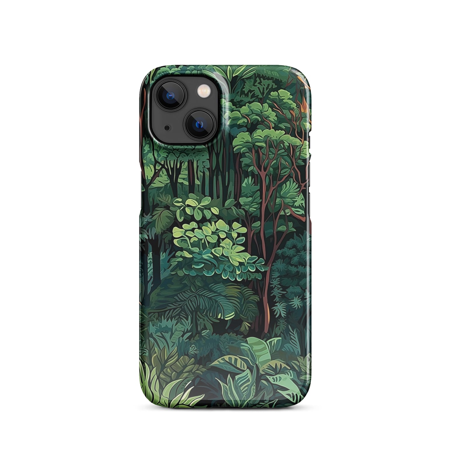 Foliage Fantasy | Jungle Trees Design iPhone Case