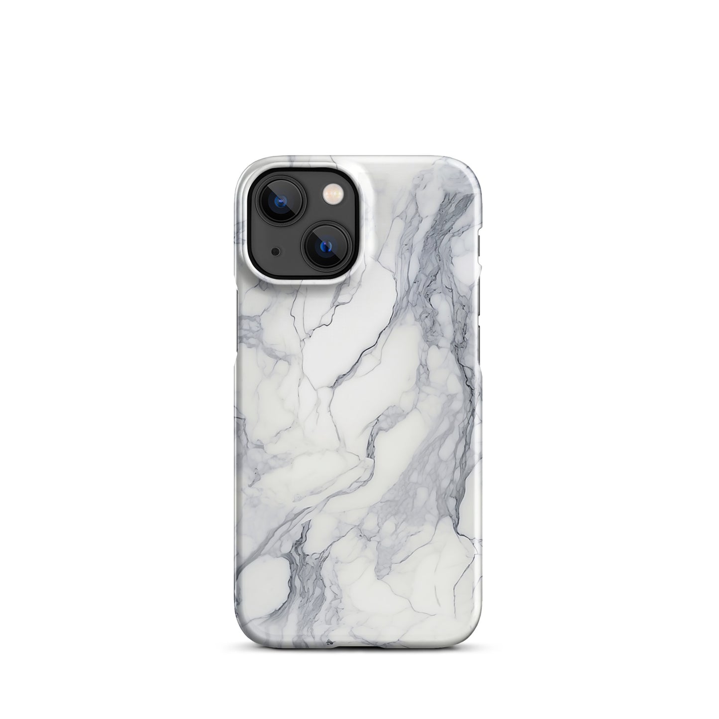 Ethereal | White & Grey Marble Design iPhone Case