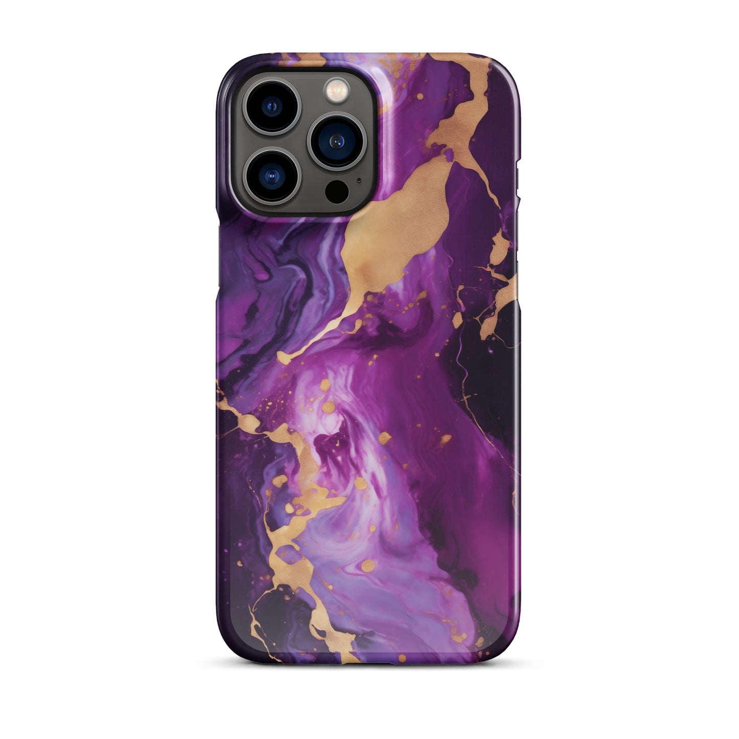 Abyss | Purple & Gold iPhone Case