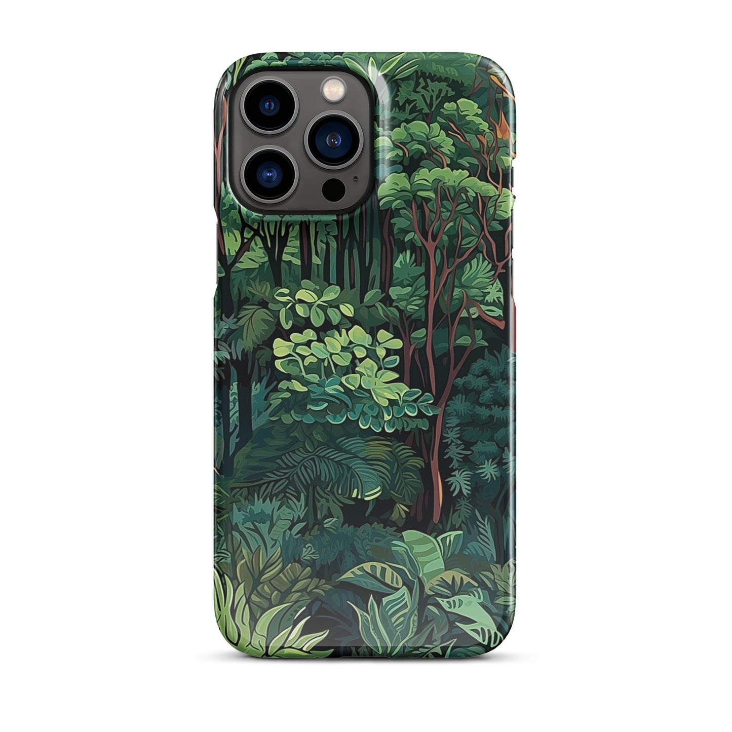Foliage Fantasy | Jungle Trees Design iPhone Case
