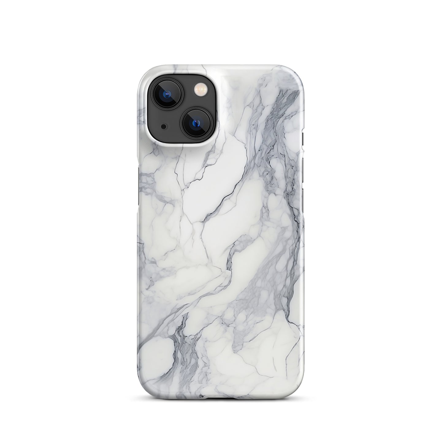 Ethereal | White & Grey Marble Design iPhone Case