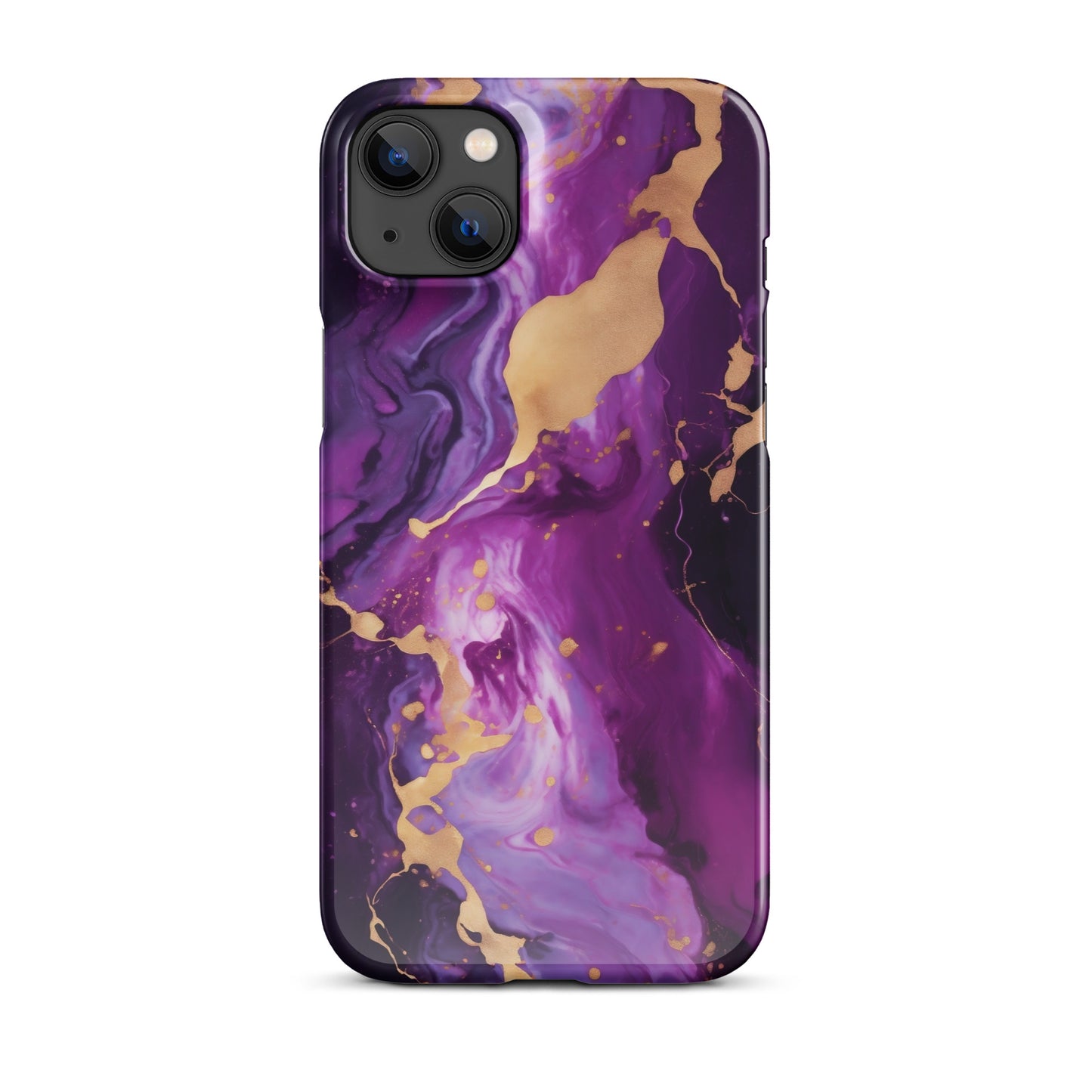 Abyss | Purple & Gold iPhone Case