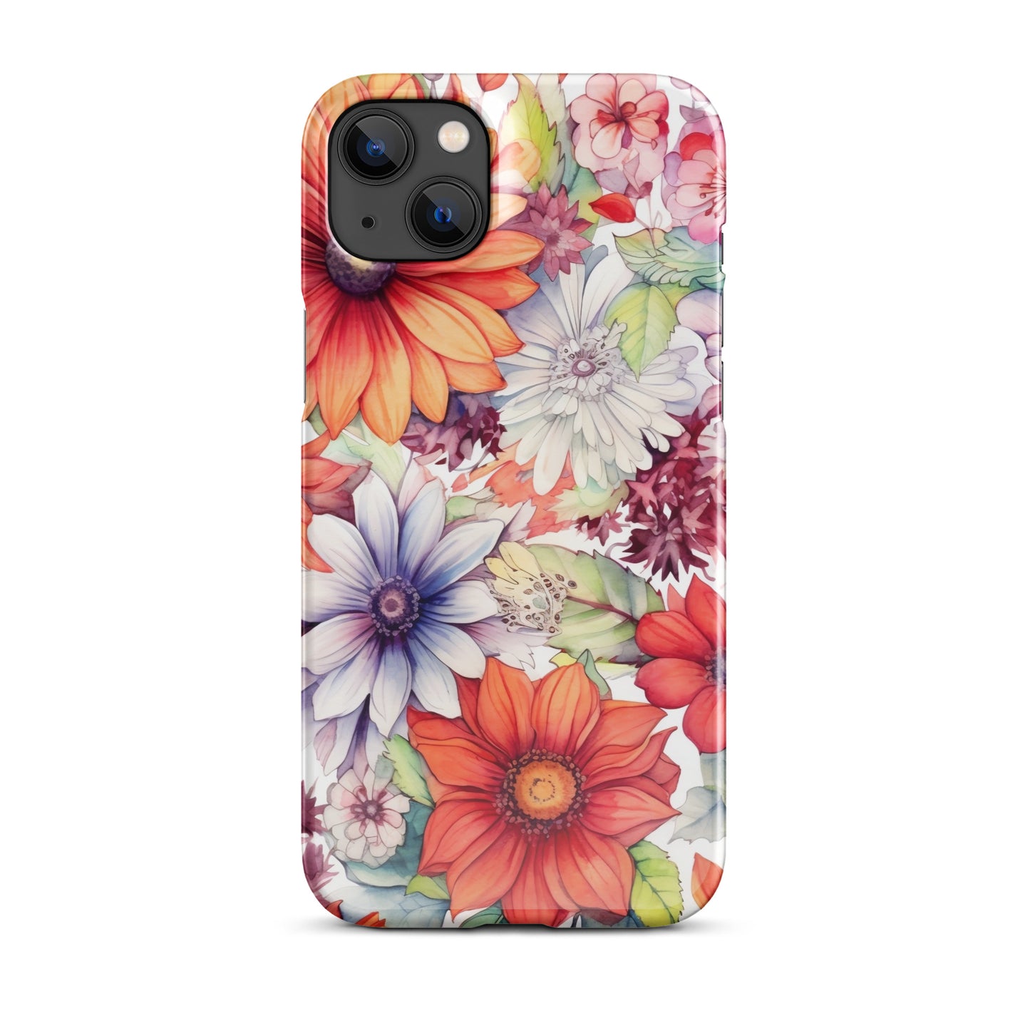 Vellichor Blossoms | Beautiful Multi Color Flowers iPhone Case