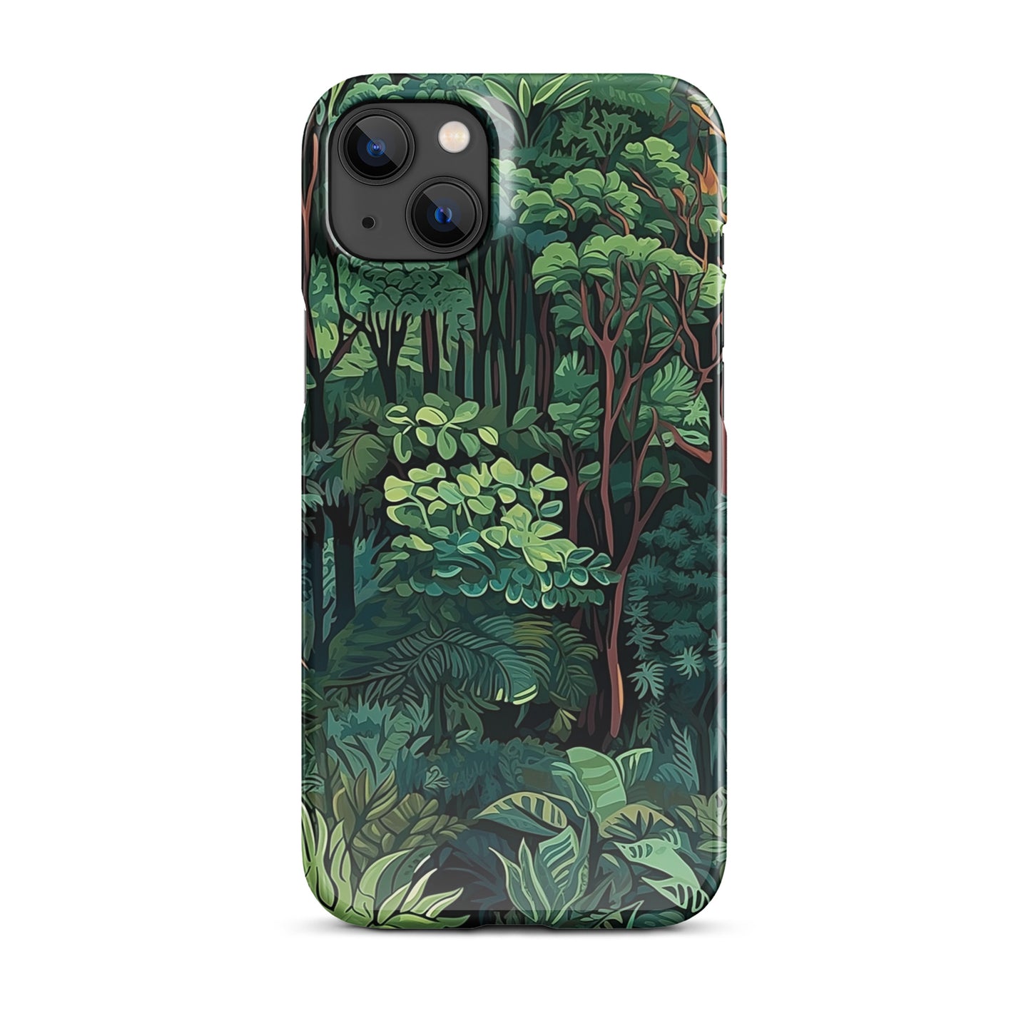Foliage Fantasy | Jungle Trees Design iPhone Case