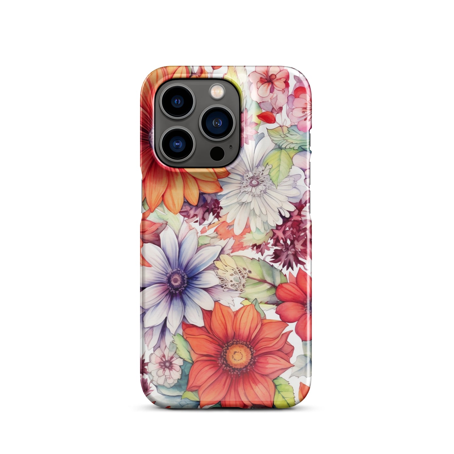 Vellichor Blossoms | Beautiful Multi Color Flowers iPhone Case
