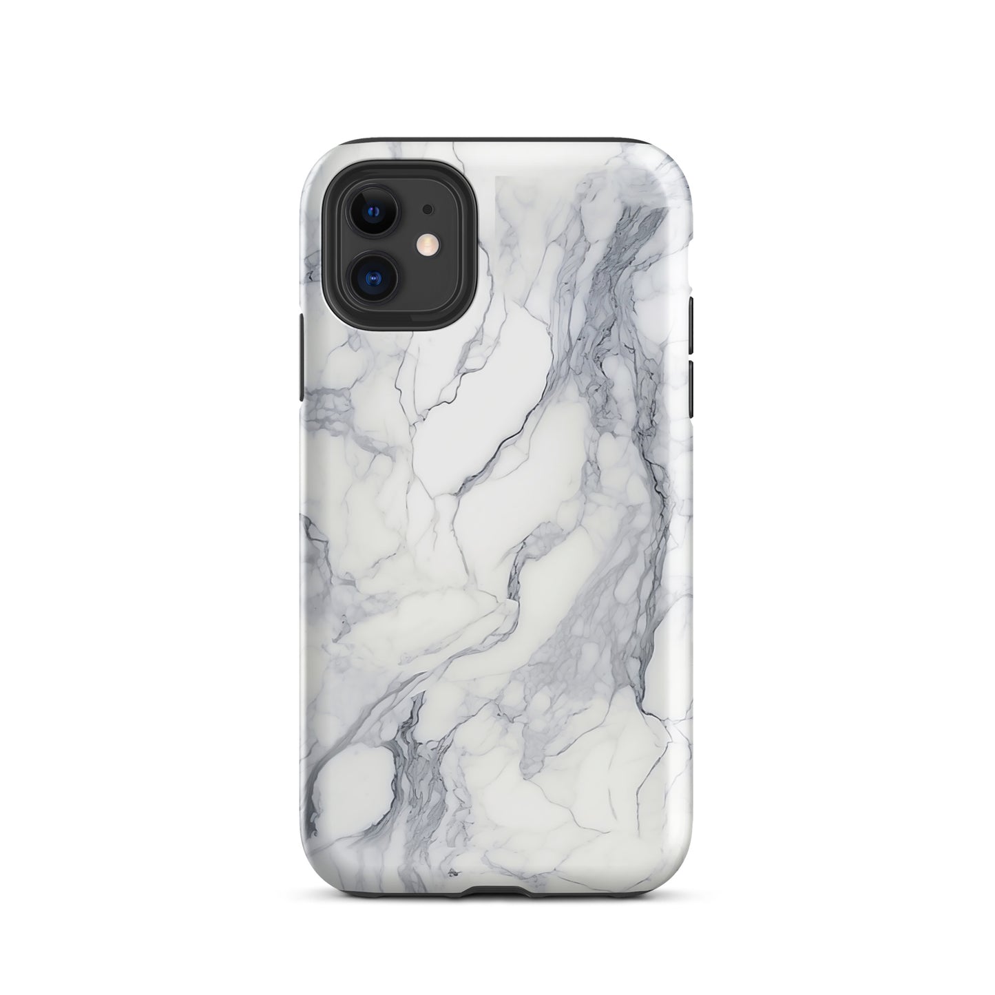 Ethereal | White & Grey Marble Design Tough iPhone Case