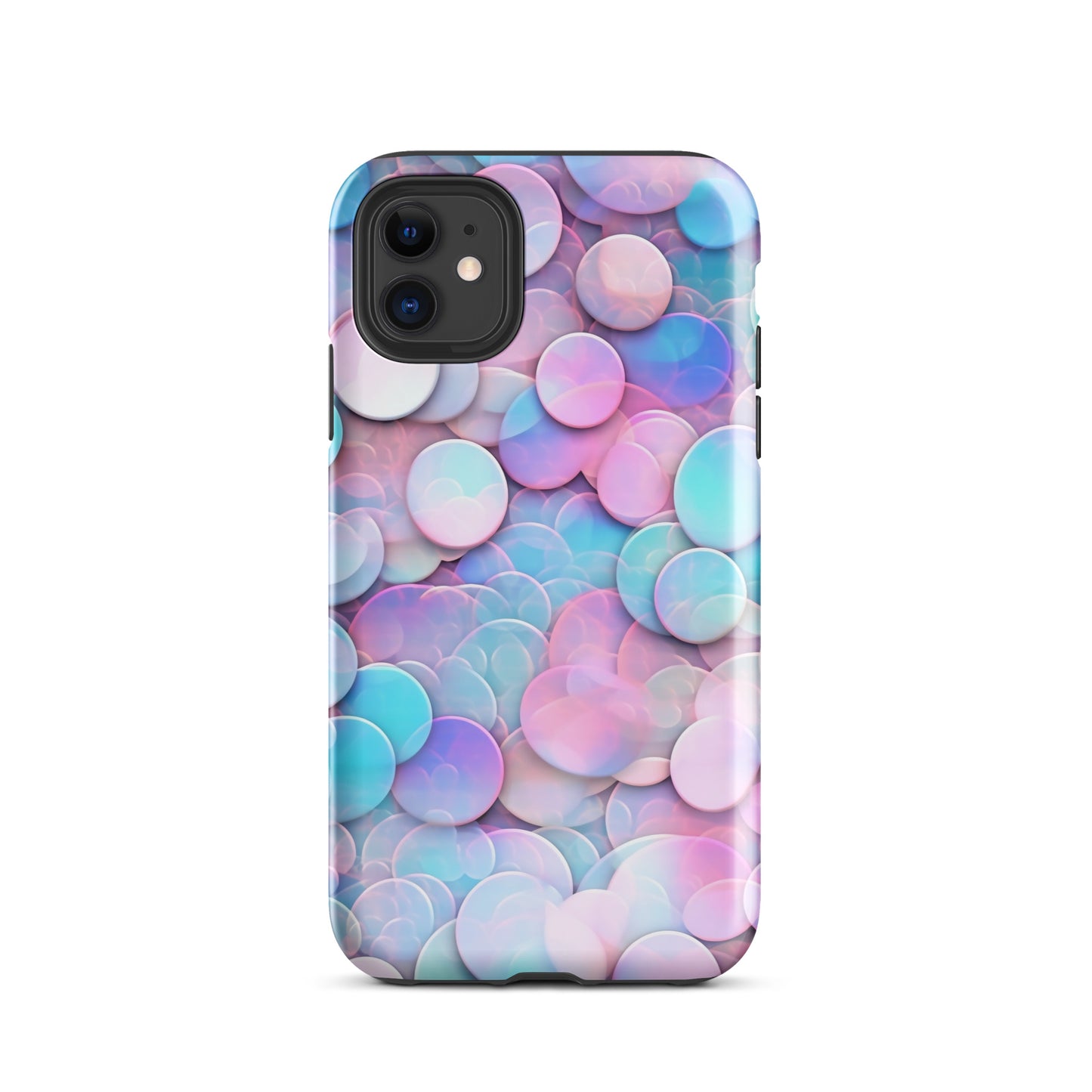 Luminous Bubbles | Multi Light Color Tough iPhone Case