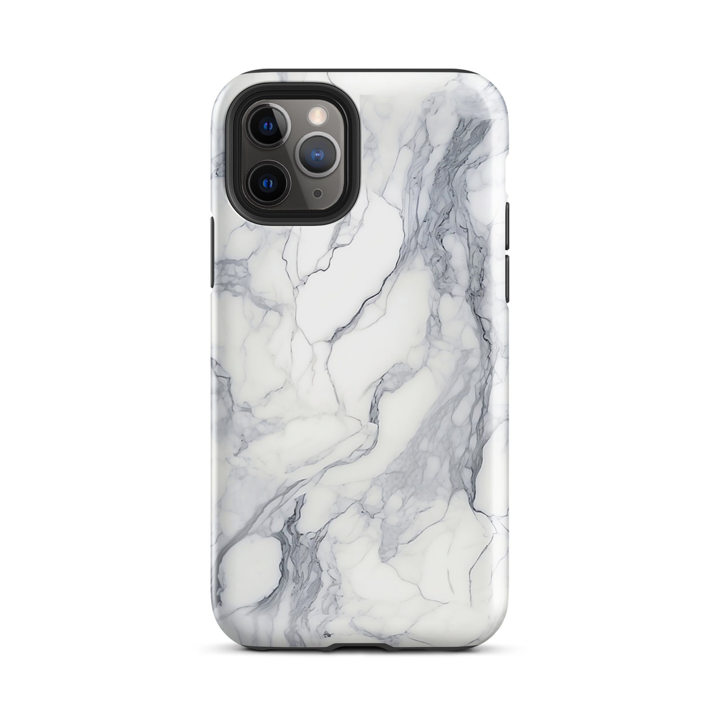 Ethereal | White & Grey Marble Design Tough iPhone Case