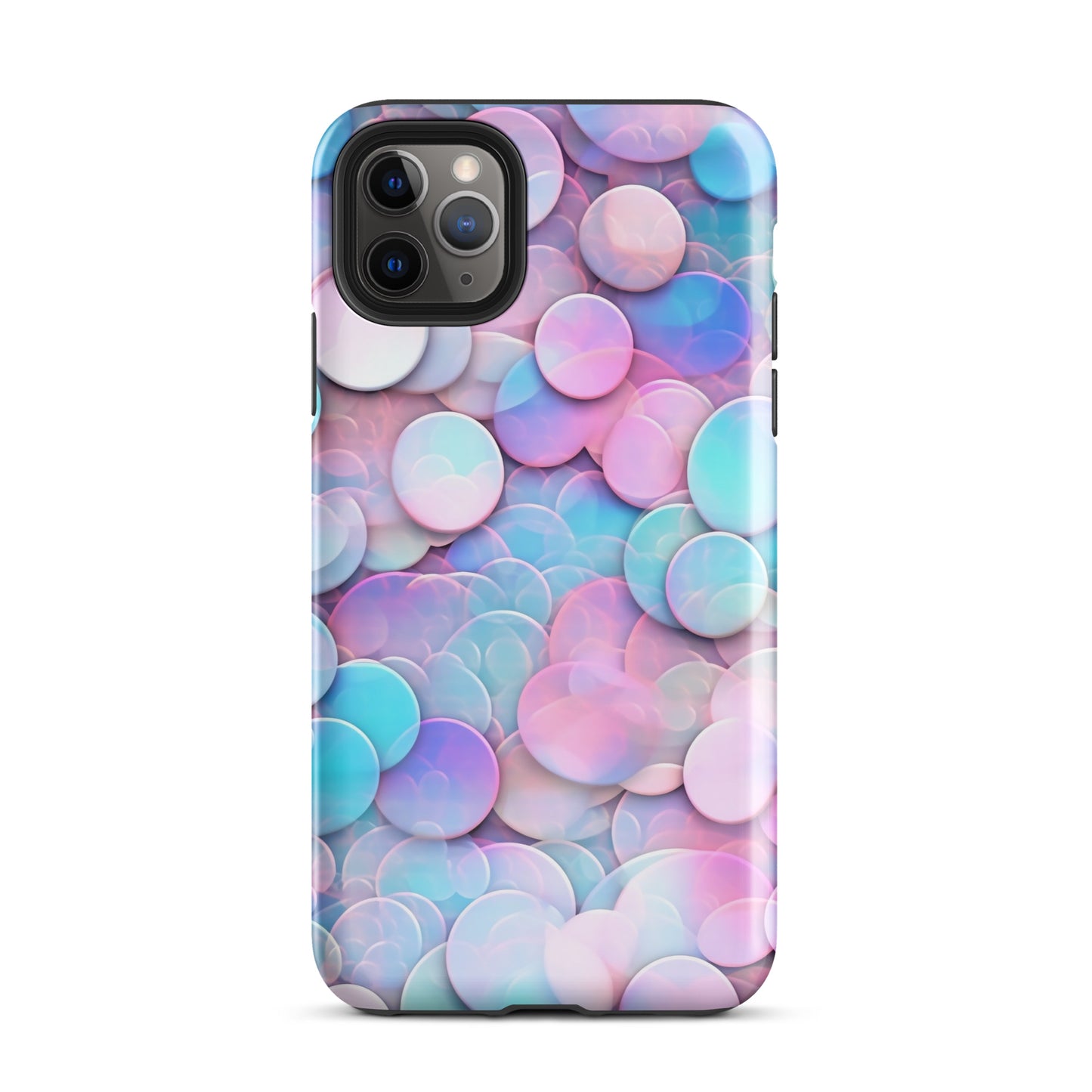 Luminous Bubbles | Multi Light Color Tough iPhone Case