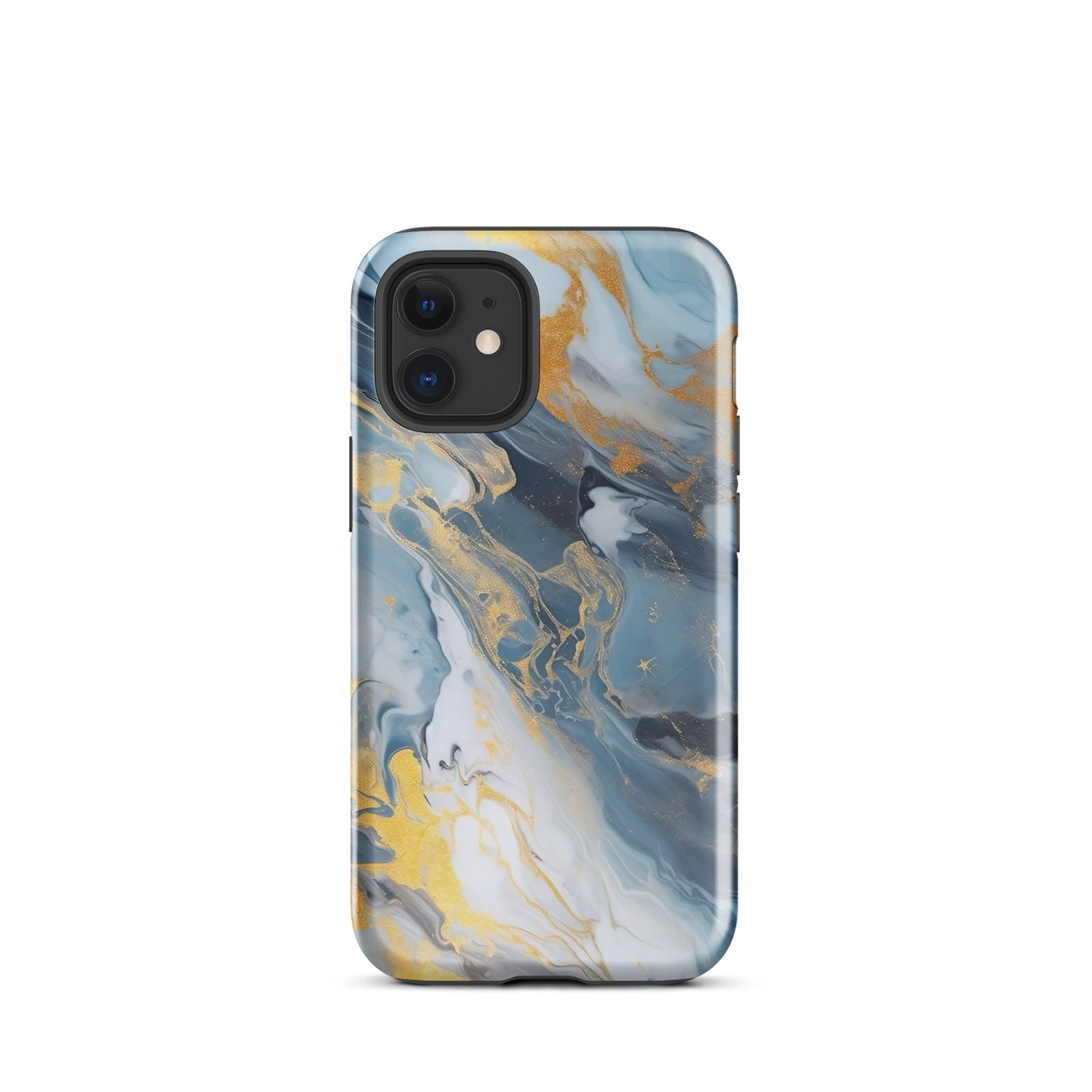 Stardust | Blue & Gold Tough iPhone Case