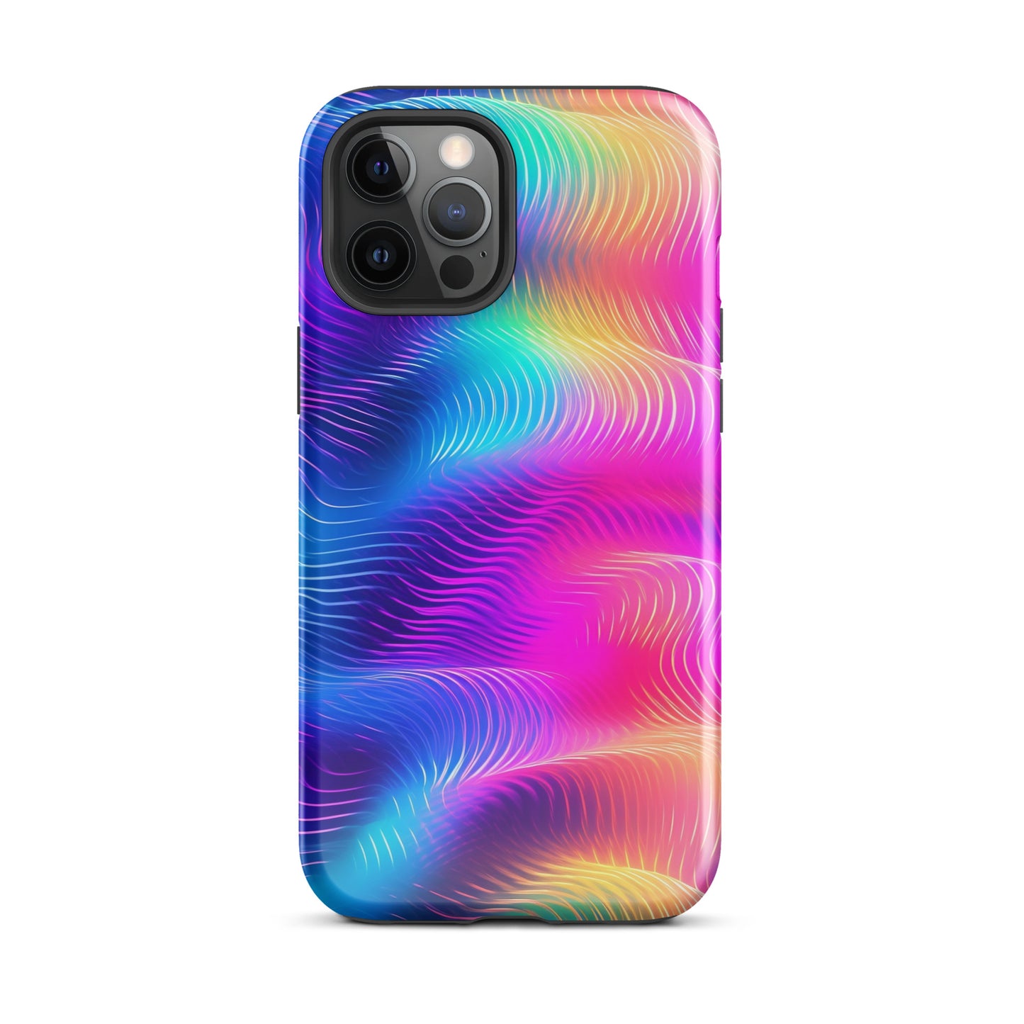 Aurora Illusion | Holographic Style Multi Color Tough iPhone Case