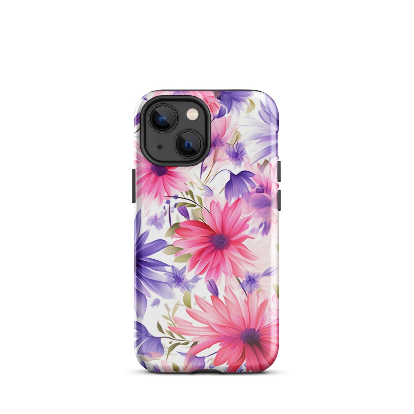 Blossom Ballet | Pink & Purple Flower Tough iPhone Case