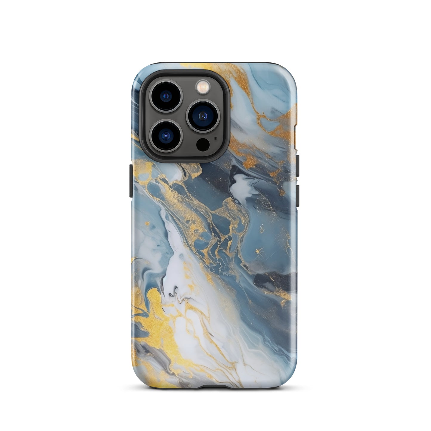 Stardust | Blue & Gold Tough iPhone Case