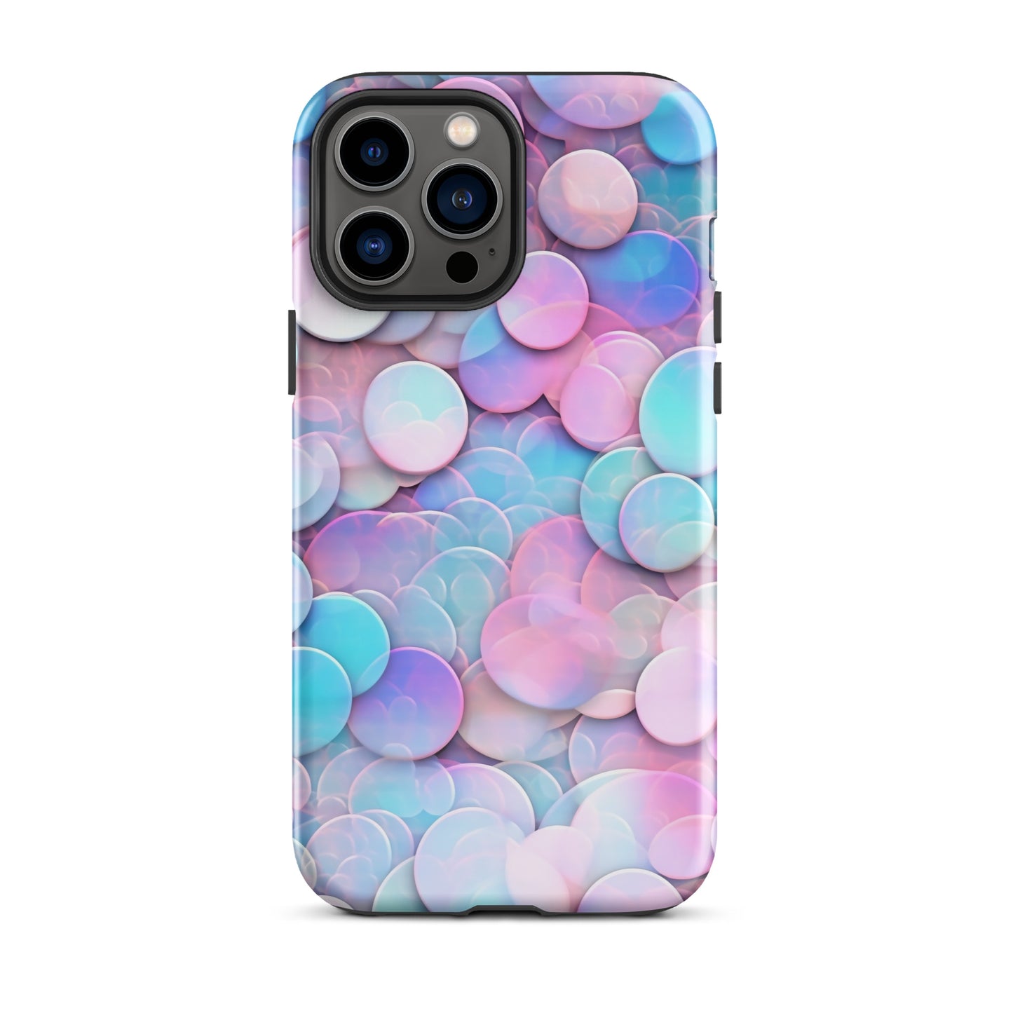 Luminous Bubbles | Multi Light Color Tough iPhone Case