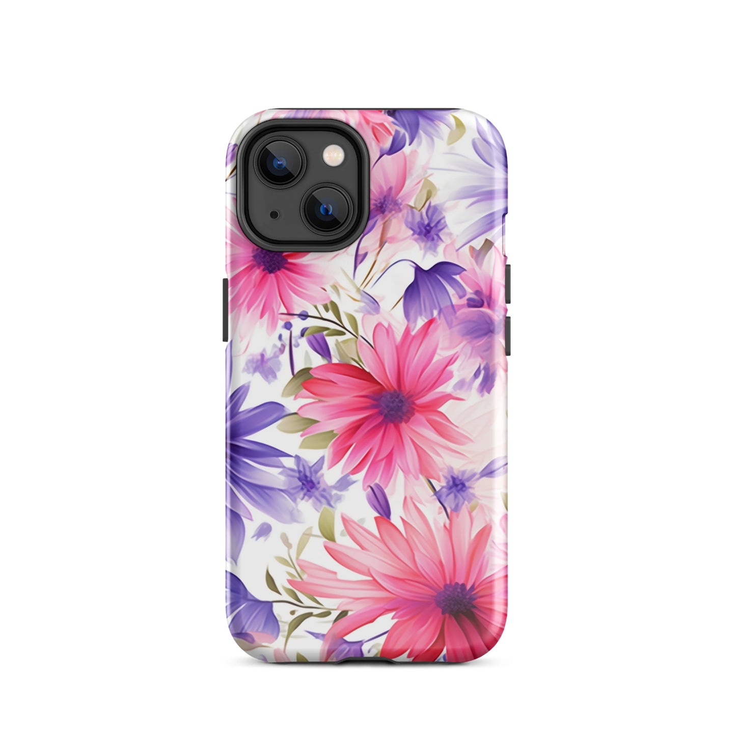 Blossom Ballet | Pink & Purple Flower Tough iPhone Case