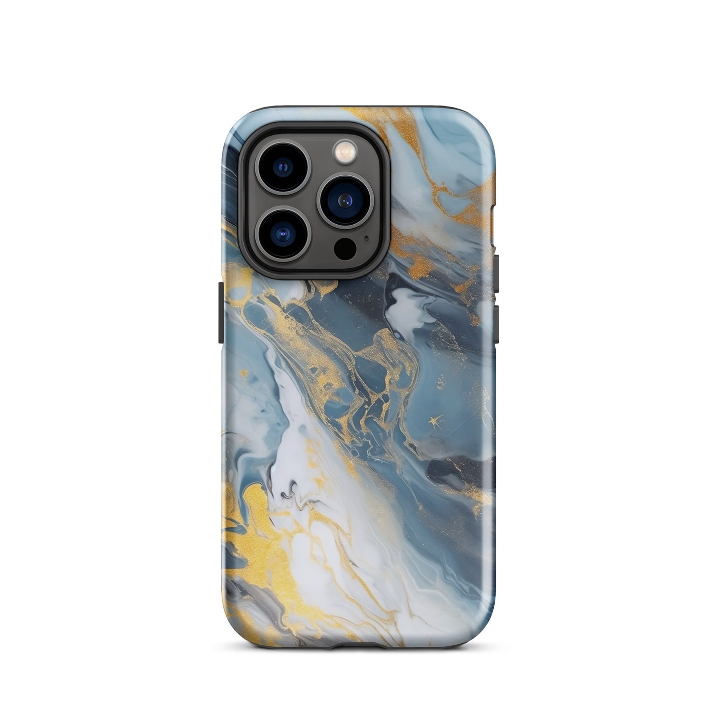 Stardust | Blue & Gold Tough iPhone Case
