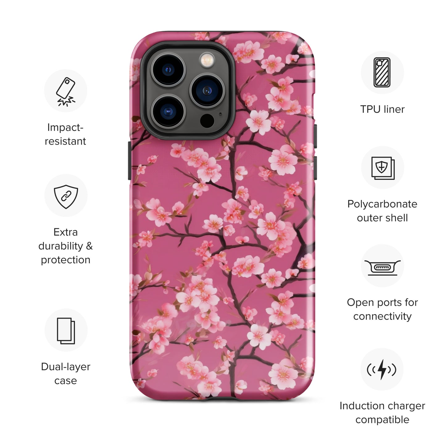 Sakura | Cherry Blossom Flowers Tough iPhone Case