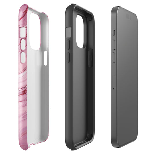 Pink Mélange | Blended Pink Design Tough iPhone Case