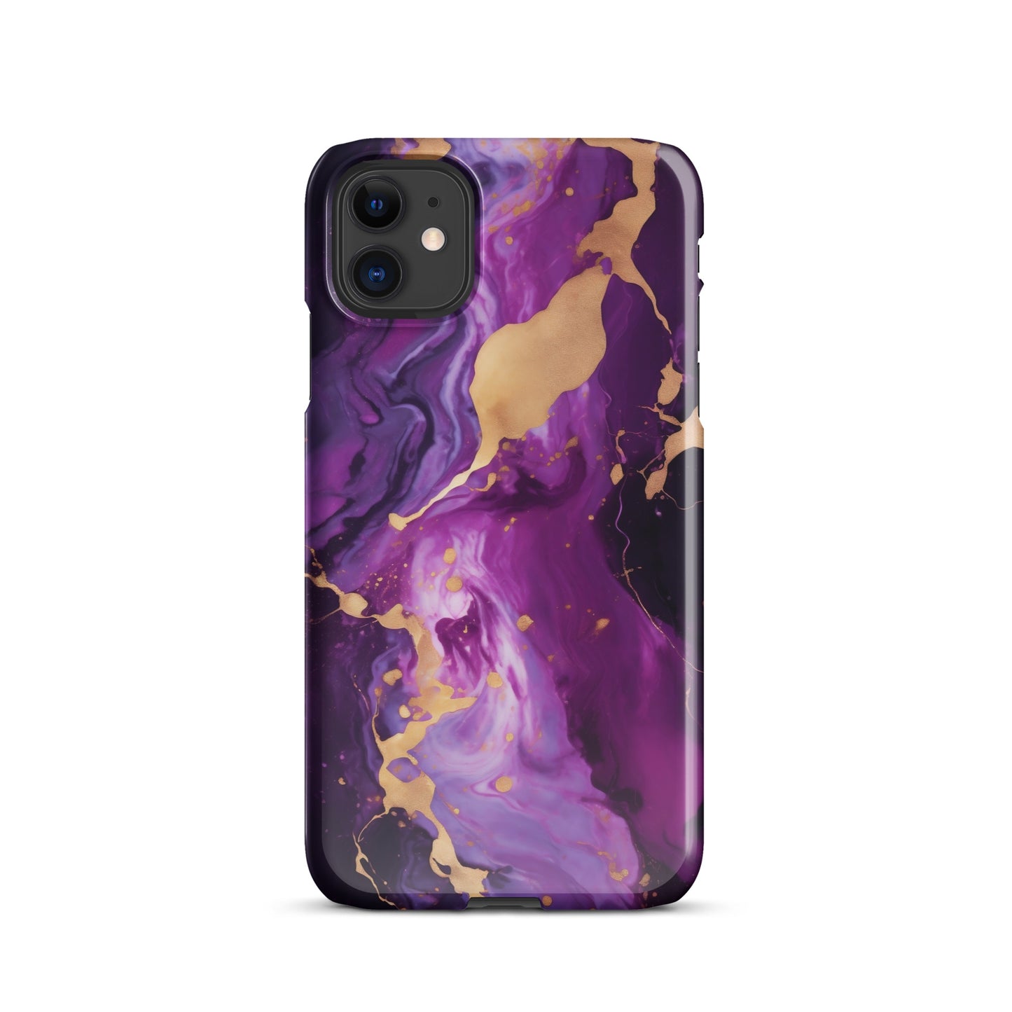Abyss | Purple & Gold iPhone Case