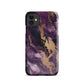 Eclipse | Black Purple & Gold Marble iPhone Case