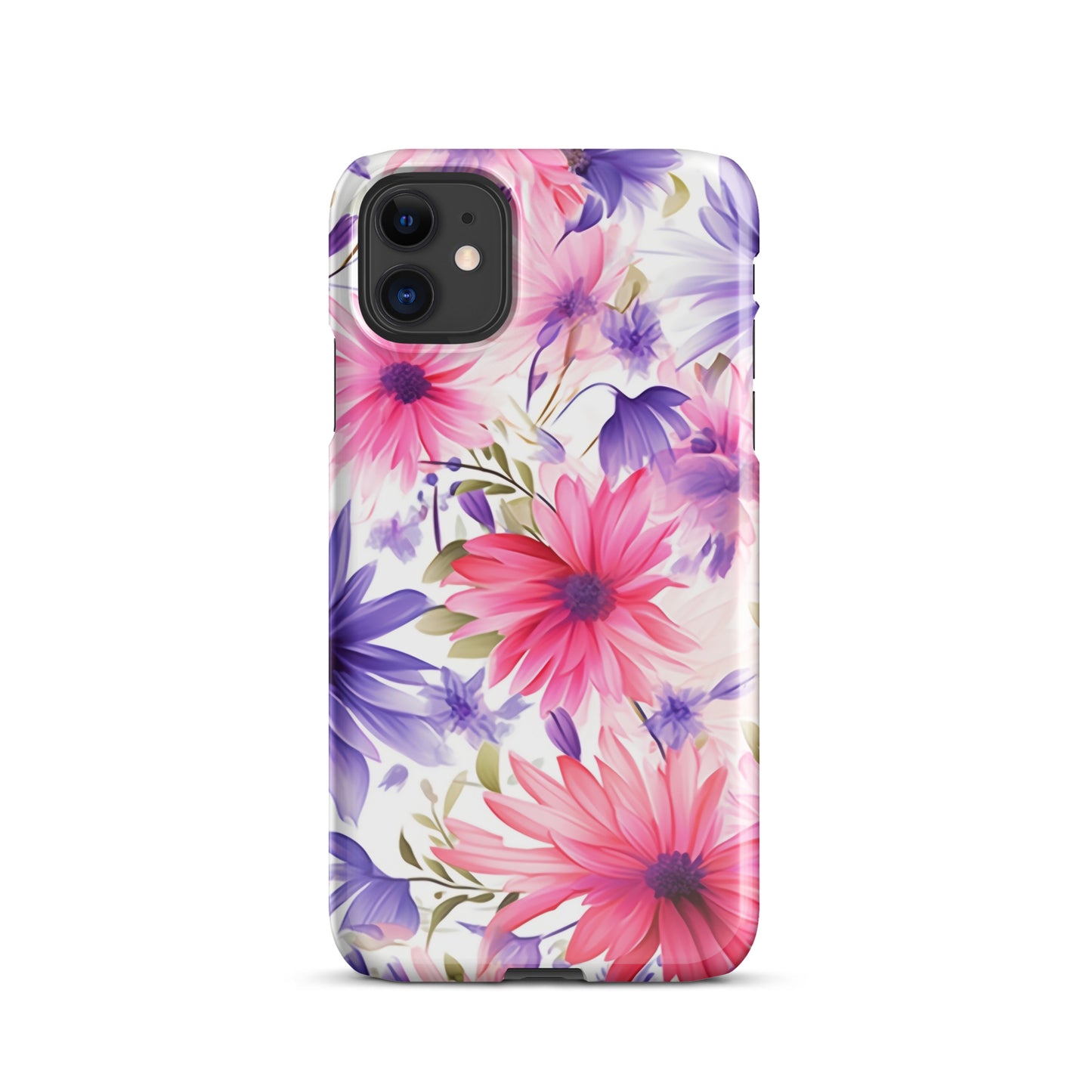 Blossom Ballet | Pink & Purple Flower iPhone Case