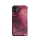 Bordeaux Pink | Dark Pink Marble iPhone Case