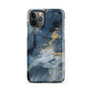 Nightstorm | Dark Blue & Gold Marble iPhone Case