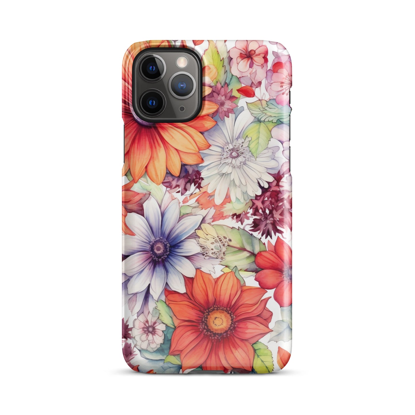 Vellichor Blossoms | Beautiful Multi Color Flowers iPhone Case