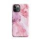 Petal Veins | Pink Marble Color Design iPhone Case