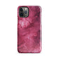 Noir Pink | Dark Pink Marble Design iPhone Case