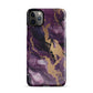 Eclipse | Black Purple & Gold Marble iPhone Case