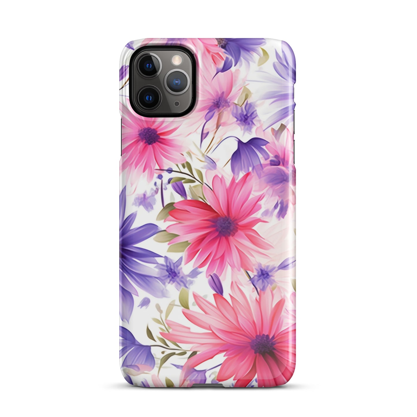 Blossom Ballet | Pink & Purple Flower iPhone Case