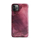 Bordeaux Pink | Dark Pink Marble iPhone Case