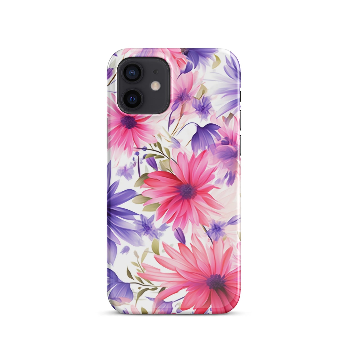 Blossom Ballet | Pink & Purple Flower iPhone Case