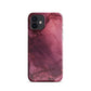 Bordeaux Pink | Dark Pink Marble iPhone Case