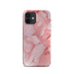 Coral Whispers | Pink & Coral Marble Design iPhone Case