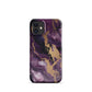 Eclipse | Black Purple & Gold Marble iPhone Case